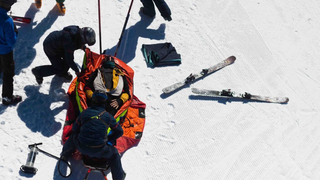 ski accident and emergency response team