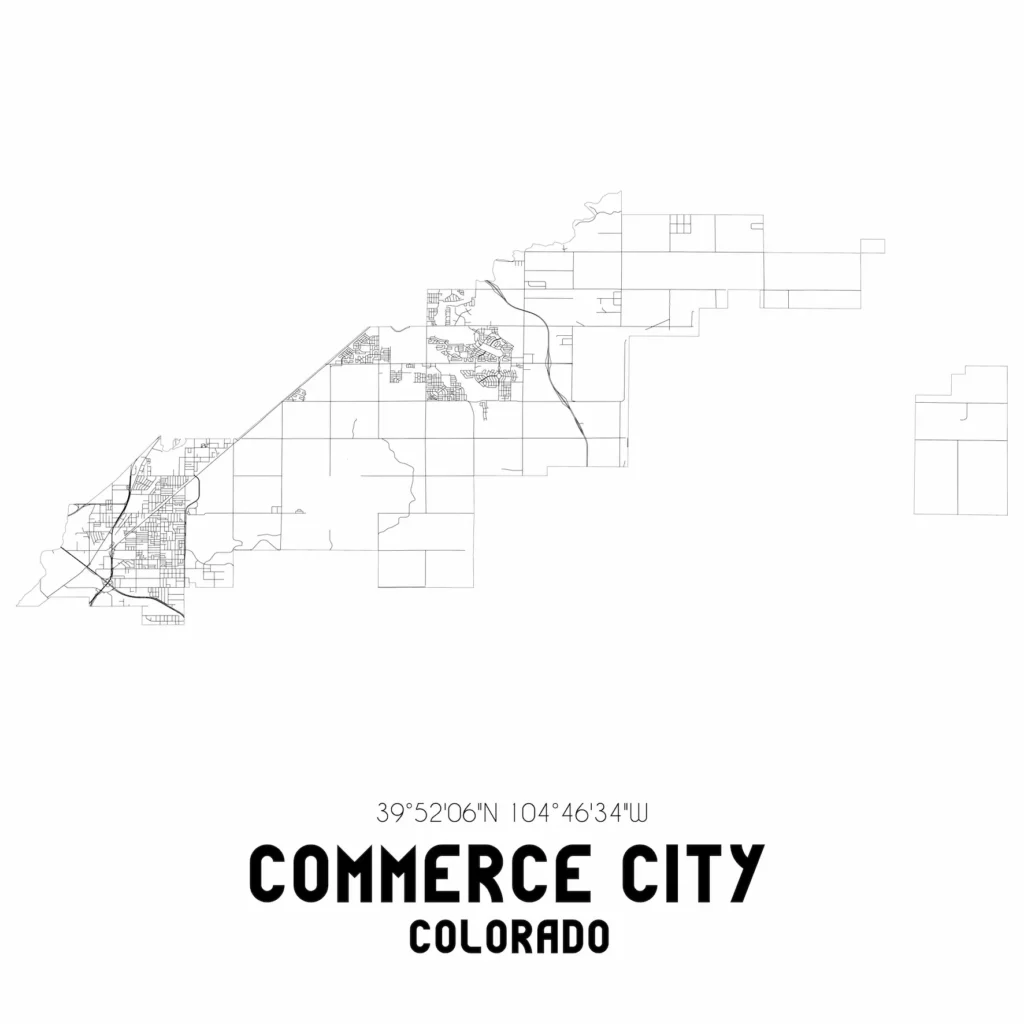 Commerce city map
