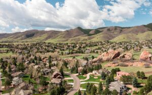 Littleton CO aerial view