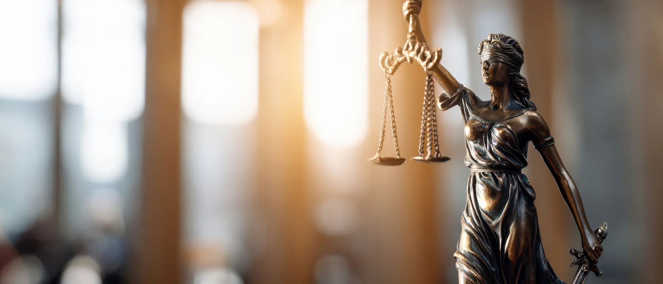 The Lady Justice Statue Symbolizing Law and Fairness