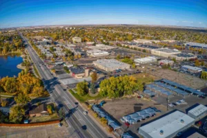 Aerial View of the Denver Suburb of Thornton, Colorado
