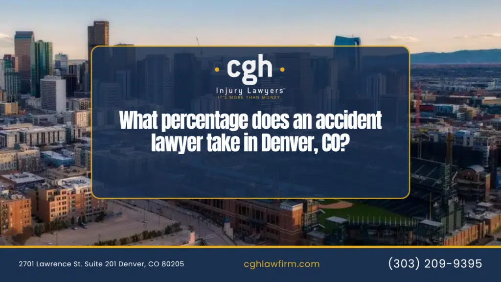 Denver accident lawyer percentage featured graphic