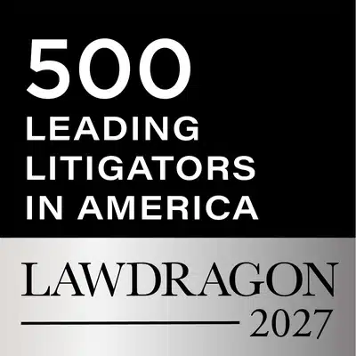 Lawdragon 500 Leading Litigators in America 2027 badge